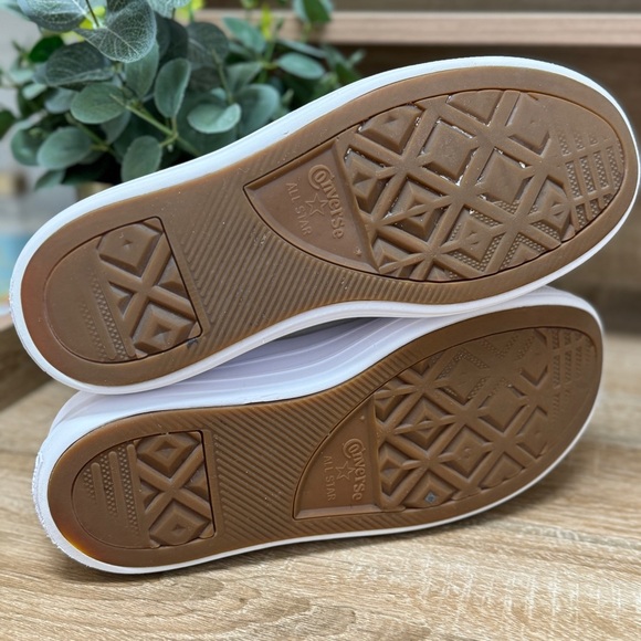 Converse Chunky Platform High Top All Star White Size 7 - Picture 9 of 11